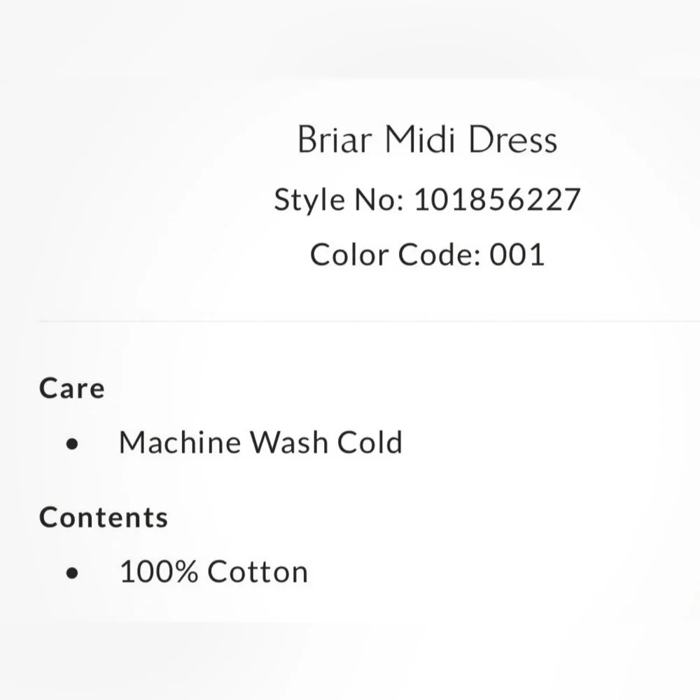 NEW FREE PEOPLE Briar Black Midi Dress, M - Picture 8 of 10